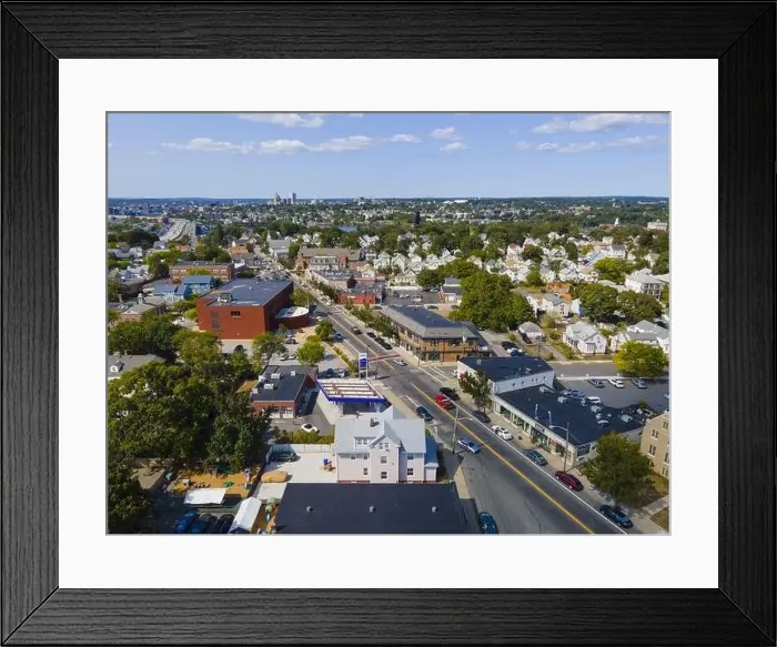 Framed Print : Historic Residence buildings Framed Print : Historic Residence buildings