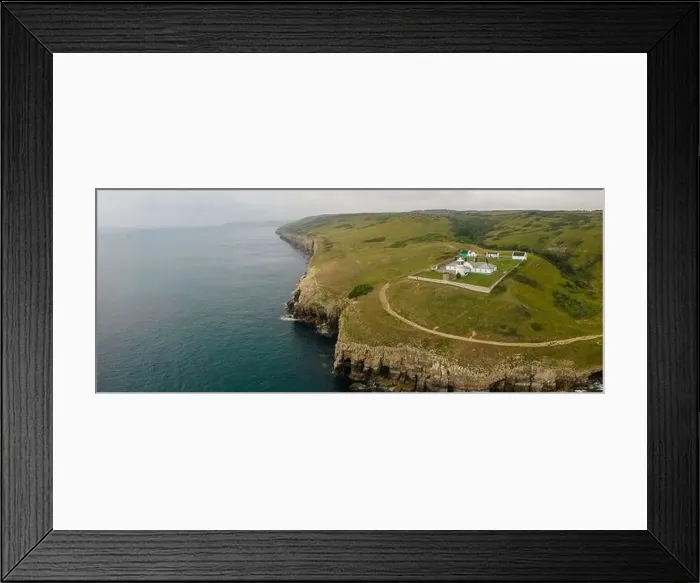 Framed Print : Aerial view of Anvil Point Lighthouse on the Jurassic Coast in Dorset, south west England Framed Print : Aerial view of Anvil Point Lighthouse on the Jurassic Coast in Dorset, south west England