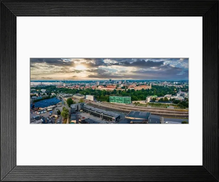 Framed Print : Main railways station near city center in Tallinn Framed Print : Main railways station near city center in Tallinn