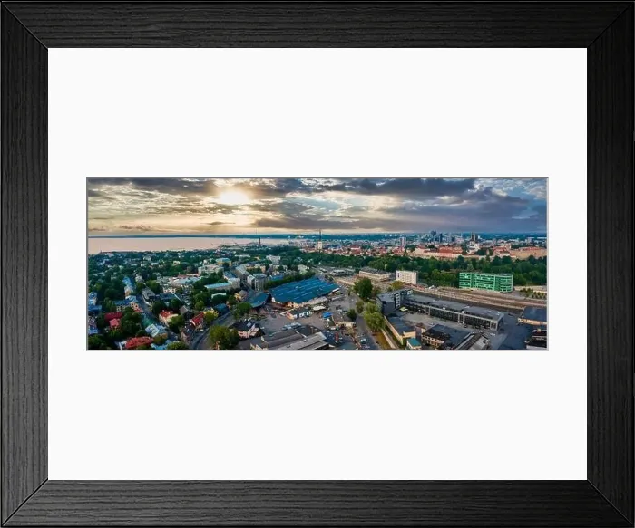 Framed Print : Main railways station near city center in Tallinn Framed Print : Main railways station near city center in Tallinn
