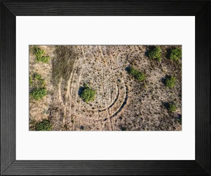 Framed Print : Tiretracks near Alepu beach, south of the town of Sozopol Framed Print : Tiretracks near Alepu beach, south of the town of Sozopol