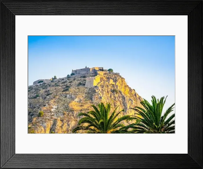 Framed Print : A View of the Palamidi Fortress in Nafplio, Greece Framed Print : A View of the Palamidi Fortress in Nafplio, Greece