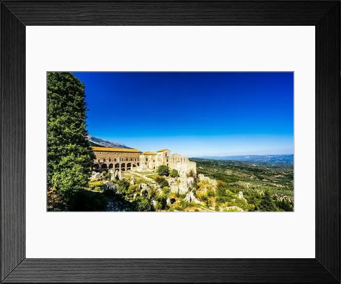 Framed Print : The Palaces of the Despots of Mystras, Laconia, Peloponnese, Greece Framed Print : The Palaces of the Despots of Mystras, Laconia, Peloponnese, Greece