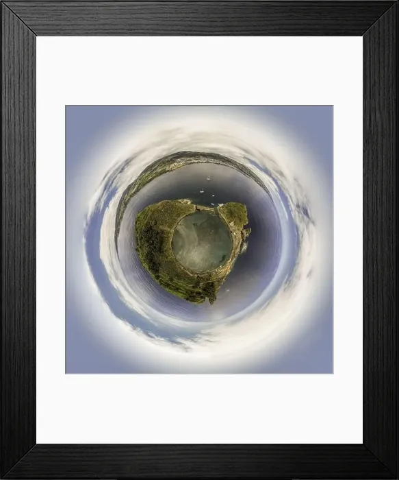 Framed Print : Aerial view of Azores, Portugal Framed Print : Aerial view of Azores, Portugal
