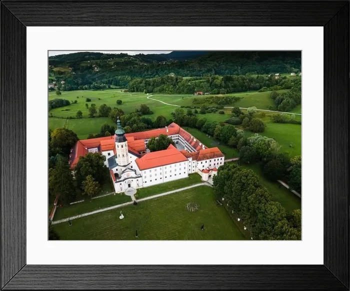 Framed Print : Kostanjevica Castle - Bozidar Jakac Gallery in Slovenia Framed Print : Kostanjevica Castle - Bozidar Jakac Gallery in Slovenia
