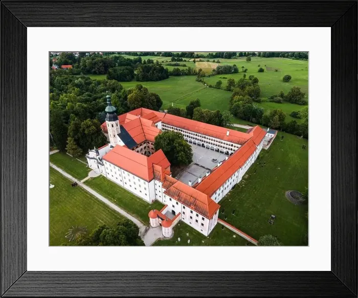 Framed Print : Kostanjevica Castle - Bozidar Jakac Gallery in Slovenia Framed Print : Kostanjevica Castle - Bozidar Jakac Gallery in Slovenia