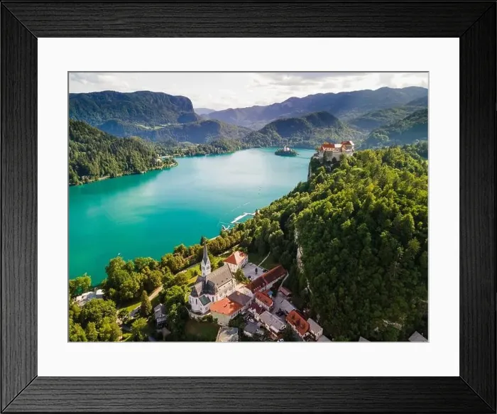 Framed Print : Bled Castle Medieval Castle Built Above the City of Bled in Slovenia, overlooking Lake Bled Framed Print : Bled Castle Medieval Castle Built Above the City of Bled in Slovenia, overlooking Lake Bled