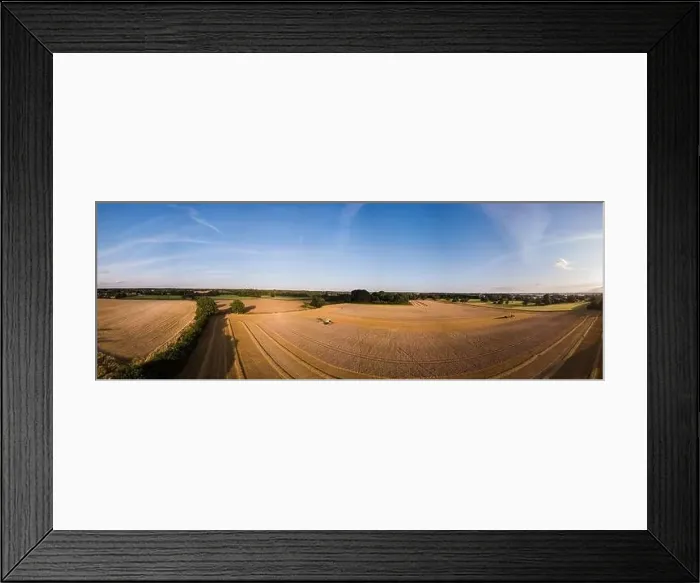 Framed Print : An aerial panoramic of the Suffolk countryside Framed Print : An aerial panoramic of the Suffolk countryside