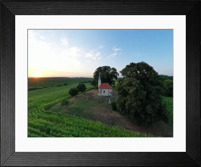 Framed Print : Unique place and little chapel in hungary Framed Print : Unique place and little chapel in hungary