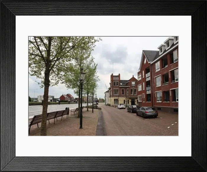 Framed Print : Old town hall of Waddinxveen, restaureted to office space in the Netherlands Framed Print : Old town hall of Waddinxveen, restaureted to office space in the Netherlands
