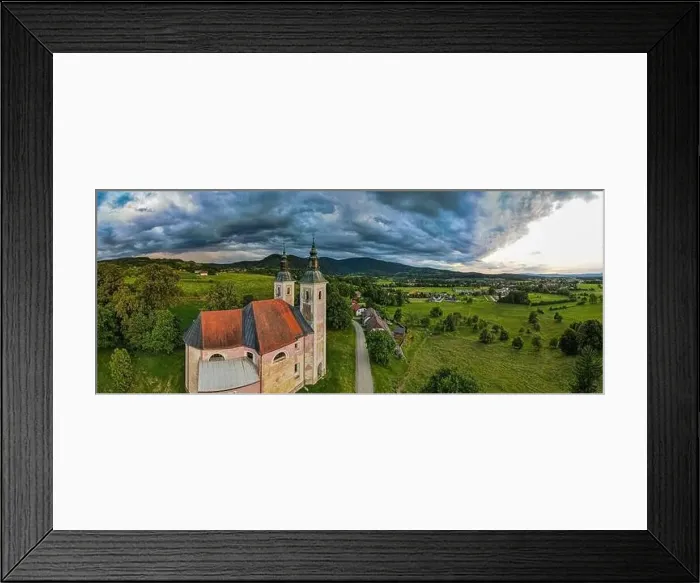Framed Print : Church of Mother of the Good World ( Metere Dobrego Sveta in Konstanjevica na Krki, Slovenia Framed Print : Church of Mother of the Good World ( Metere Dobrego Sveta in Konstanjevica na Krki, Slovenia