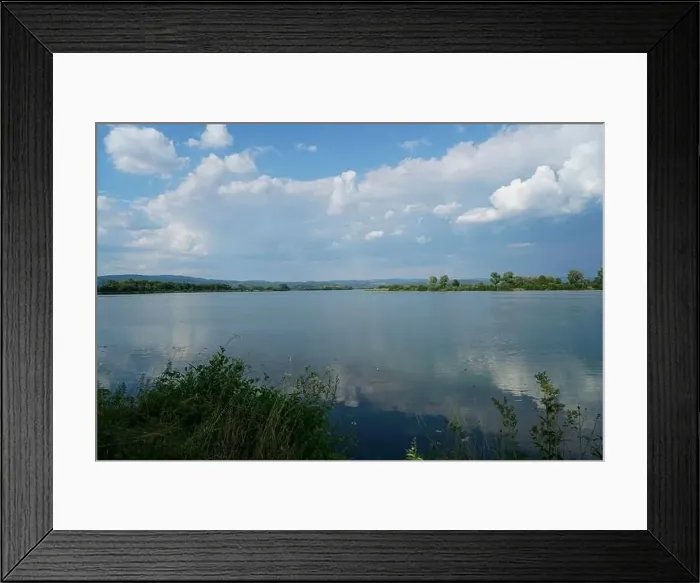 Framed Print : Bank of a river in Bavaria Photographed in detail Framed Print : Bank of a river in Bavaria Photographed in detail