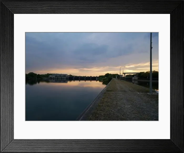 Framed Print : Bank of a river in Bavaria Photographed in detail Framed Print : Bank of a river in Bavaria Photographed in detail