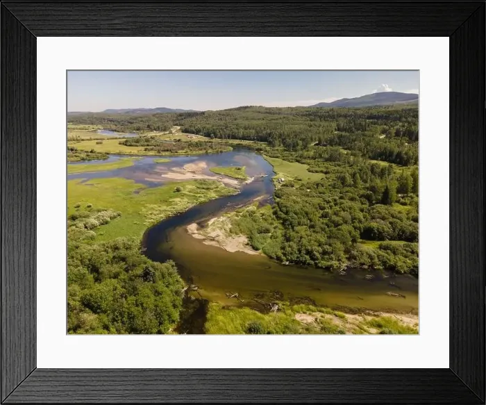 Framed Print : Birdeye view of the Stellako River in Fraser Lake, British Columbia Framed Print : Birdeye view of the Stellako River in Fraser Lake, British Columbia