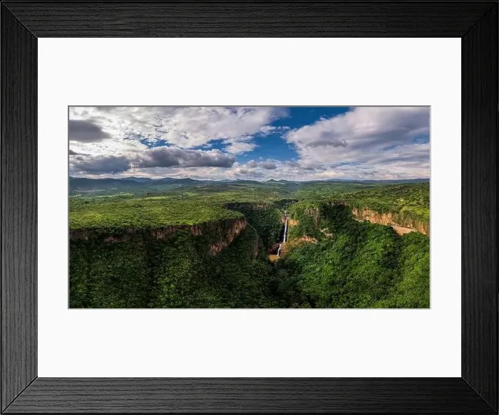 Framed Print : El Salto del Nogal, the tallest waterfall from Jalisco state in Mexico Framed Print : El Salto del Nogal, the tallest waterfall from Jalisco state in Mexico