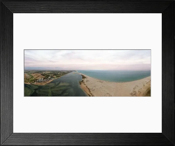 Framed Print : Panoramic aerial view of Praia da Fabrica Framed Print : Panoramic aerial view of Praia da Fabrica