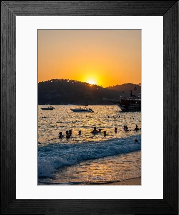 Framed Print : FETHIYE, MUGLA, TURKEY - August 21 Framed Print : FETHIYE, MUGLA, TURKEY - August 21