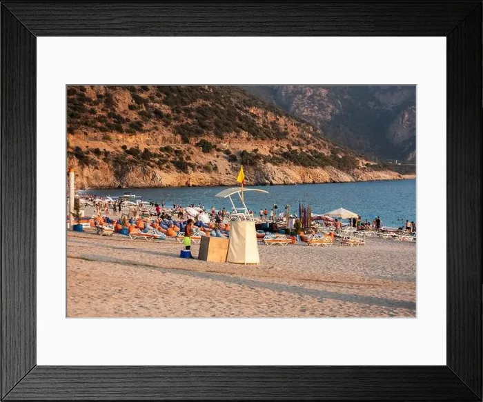 Framed Print : FETHIYE, MUGLA, TURKEY - August 21 Framed Print : FETHIYE, MUGLA, TURKEY - August 21
