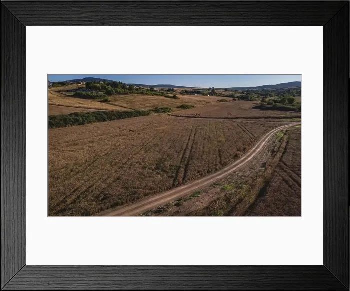 Framed Print : Fields near the village of Ravadinovo Framed Print : Fields near the village of Ravadinovo
