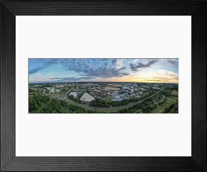 Framed Print : Beautiful german Car maker town Wolfsburg Framed Print : Beautiful german Car maker town Wolfsburg