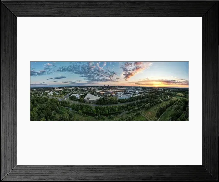 Framed Print : Beautiful german Car maker town Wolfsburg Framed Print : Beautiful german Car maker town Wolfsburg