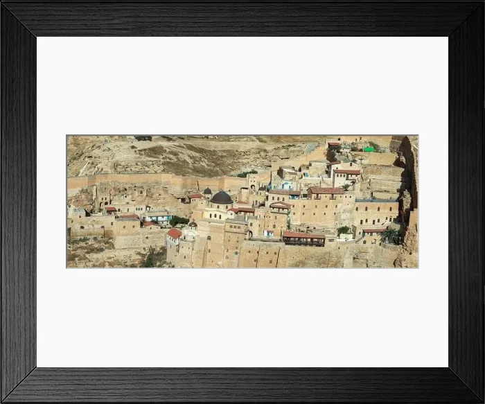 Framed Print : Mar Saba Greek Orthodox Monastery in Israel Framed Print : Mar Saba Greek Orthodox Monastery in Israel