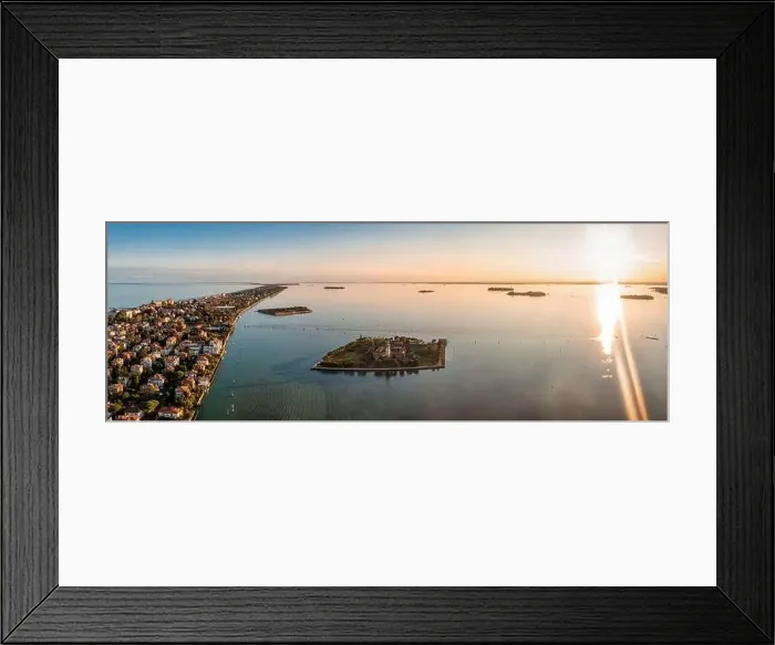 Framed Print : Magical evening sunset view over beautiful Venice in Italy Framed Print : Magical evening sunset view over beautiful Venice in Italy