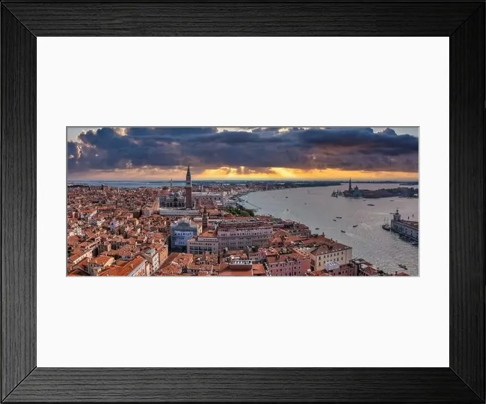 Framed Print : Aerial view of iconic San Marco square Framed Print : Aerial view of iconic San Marco square