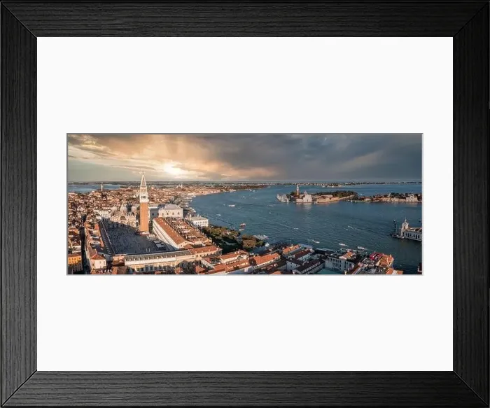 Framed Print : Aerial View Of Venice near Saint Mark's Square Framed Print : Aerial View Of Venice near Saint Mark's Square