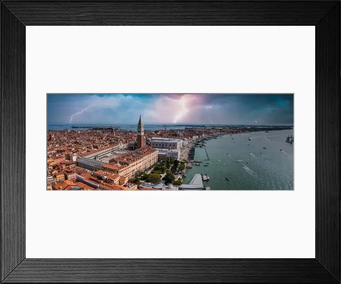 Framed Print : Aerial View Of Venice near Saint Mark's Square Framed Print : Aerial View Of Venice near Saint Mark's Square