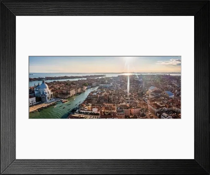 Framed Print : Aerial View Of Venice near Saint Mark's Square Framed Print : Aerial View Of Venice near Saint Mark's Square