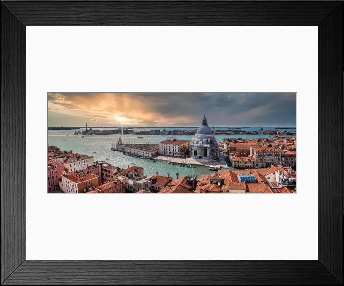 Framed Print : Aerial view of Santa Maria della Salute church in Venice Framed Print : Aerial view of Santa Maria della Salute church in Venice