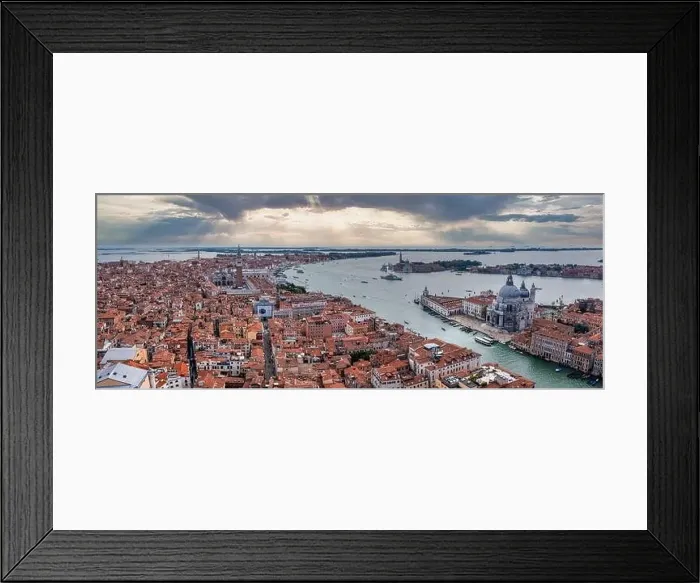 Framed Print : Aerial View Of Venice near Saint Mark's Square Framed Print : Aerial View Of Venice near Saint Mark's Square