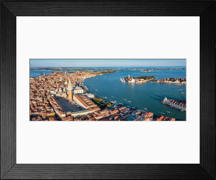 Framed Print : Aerial view of iconic San Marco square Framed Print : Aerial view of iconic San Marco square