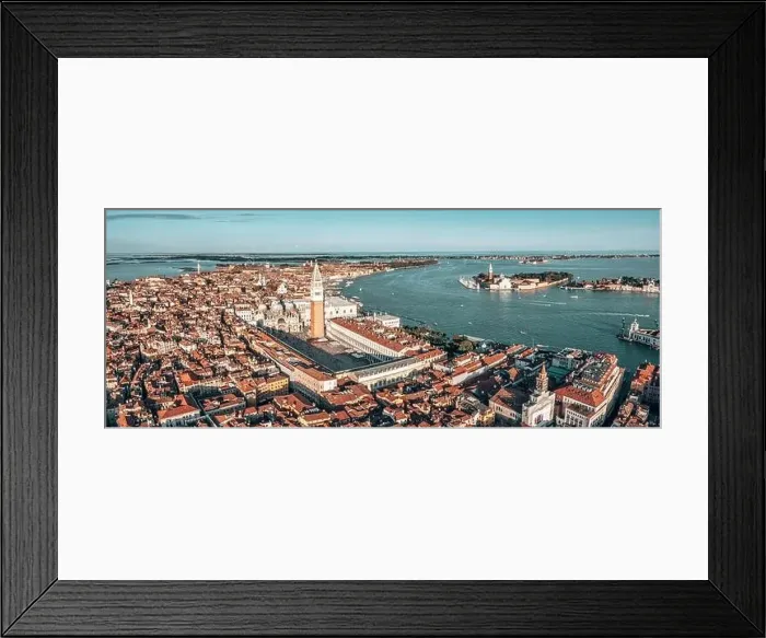 Framed Print : Aerial view of iconic San Marco square Framed Print : Aerial view of iconic San Marco square