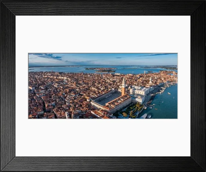 Framed Print : Aerial view of iconic San Marco square Framed Print : Aerial view of iconic San Marco square