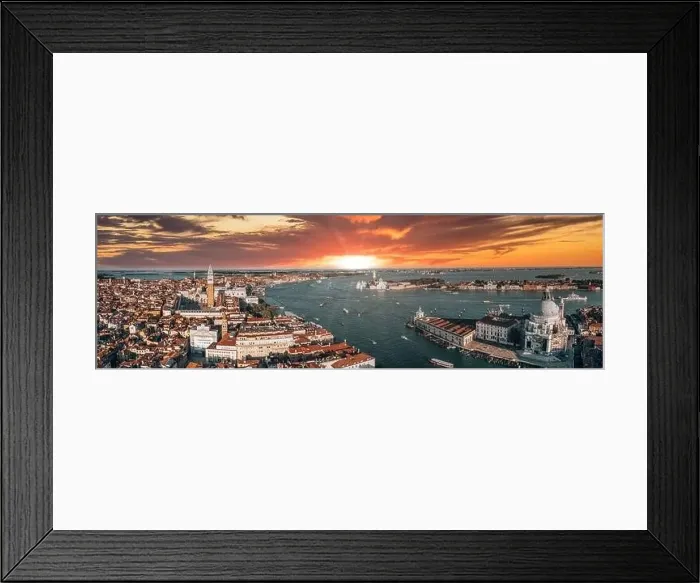 Framed Print : Aerial View Of Venice near Saint Mark's Square Framed Print : Aerial View Of Venice near Saint Mark's Square