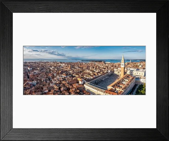 Framed Print : Aerial view of iconic San Marco square Framed Print : Aerial view of iconic San Marco square