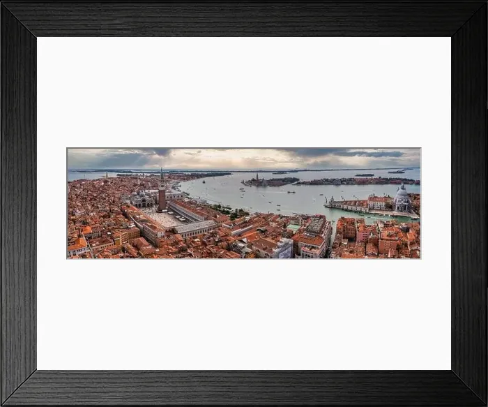 Framed Print : Aerial view of iconic San Marco square Framed Print : Aerial view of iconic San Marco square