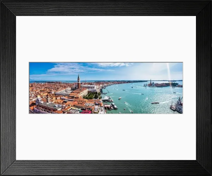 Framed Print : Aerial view of iconic San Marco square Framed Print : Aerial view of iconic San Marco square