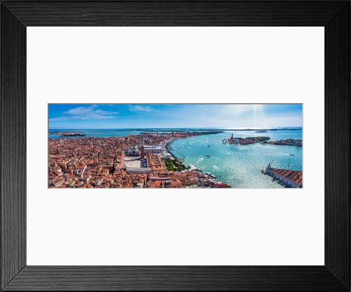 Framed Print : Aerial View Of Venice near Saint Mark's Square Framed Print : Aerial View Of Venice near Saint Mark's Square