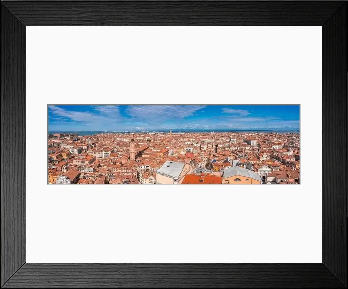 Framed Print : Aerial View Of Venice near Saint Mark's Square Framed Print : Aerial View Of Venice near Saint Mark's Square
