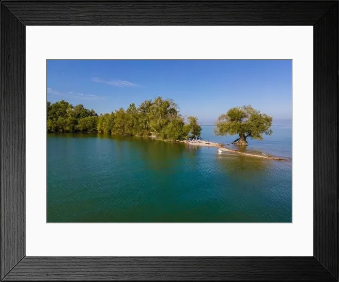 Framed Print : Aerial shot with a drone of the local recreation area at the Wocherhafen at the Lake Constance in Austria Framed Print : Aerial shot with a drone of the local recreation area at the Wocherhafen at the Lake Constance in Austria