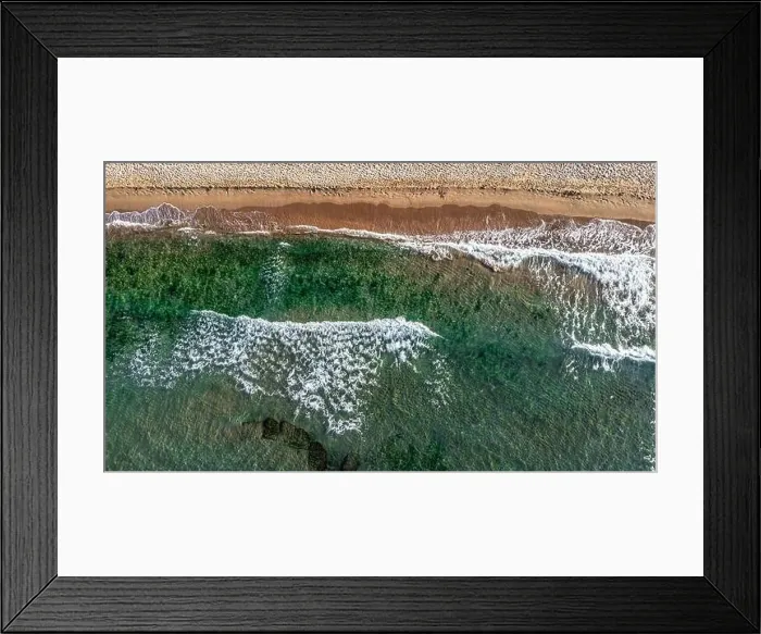Framed Print : Waves meet sand at Arkutino beach Framed Print : Waves meet sand at Arkutino beach
