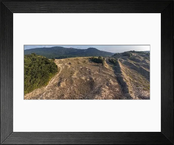 Framed Print : Mountains near the sea Framed Print : Mountains near the sea
