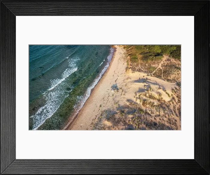Framed Print : Waves meet sand at Arkutino beach Framed Print : Waves meet sand at Arkutino beach