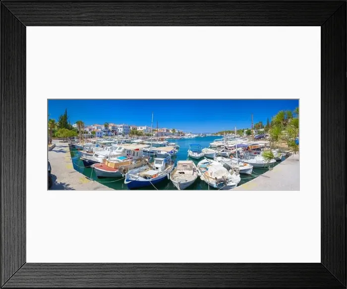 Framed Print : View of the amazing island of Spetses, Greece Framed Print : View of the amazing island of Spetses, Greece