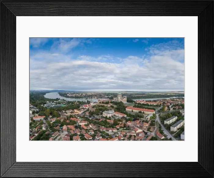 Framed Print : aerial view of Esztergom Basilica in Hungary Framed Print : aerial view of Esztergom Basilica in Hungary