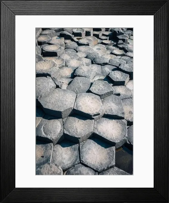 Framed Print : Giant's Causeway with it's iconic basalt columns. County Antrim, Ulster region, Northern Ireland, United Kingdom Framed Print : Giant's Causeway with it's iconic basalt columns. County Antrim, Ulster region, Northern Ireland, United Kingdom