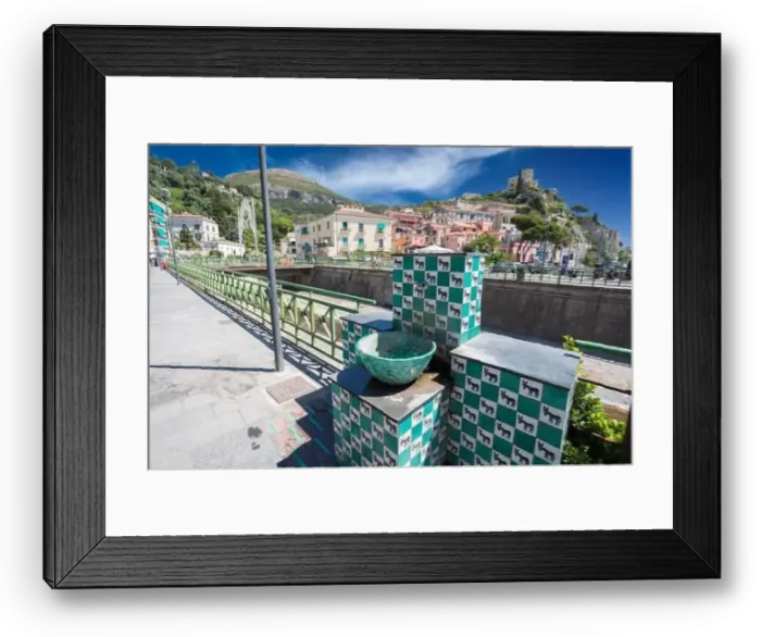 Framed Print : Vietri sul mare in amalfi coast, italy Framed Print : Vietri sul mare in amalfi coast, italy